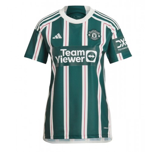 Maillot de foot Manchester United Jadon Sancho #25 Extérieur Femmes 2023-24 Manches Courte